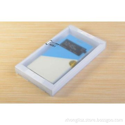 Combined PU matching design case for Samsung Note 3, clear window design, different color options